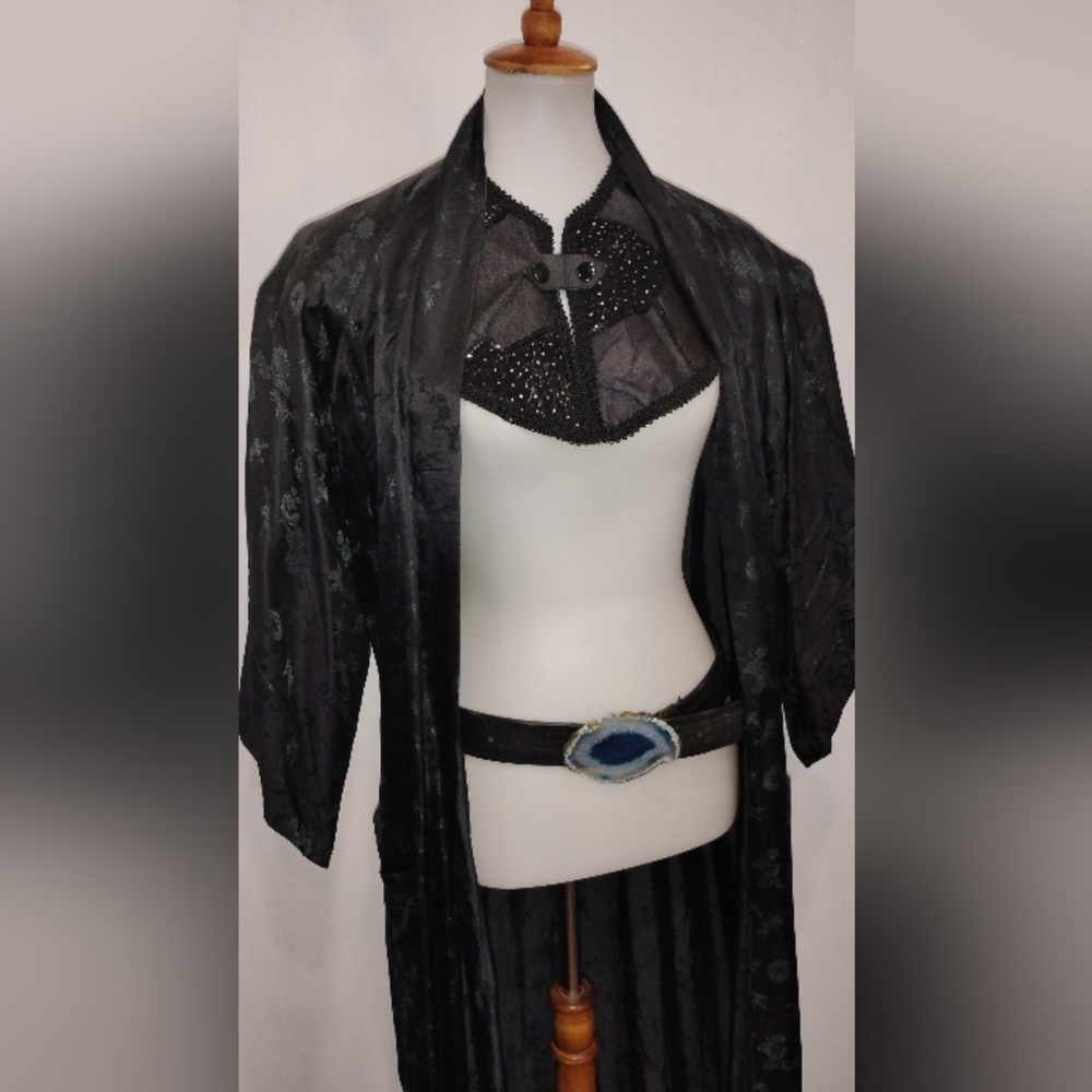 VINTAGE PATCHWORK LEATHER BAT CAPLETTE - image 13